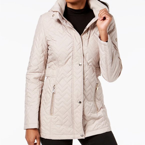 Calvin Klein Jackets & Blazers - Calvin Klein Hooded Quilted Puffer Coat